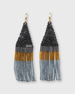 Load image into Gallery viewer, Franja Earrings in Charcoal
