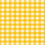 Load image into Gallery viewer, Made-to-Order Fabric in Yellow Medium Gingham Poplin