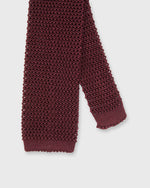Load image into Gallery viewer, Silk Knit Tie in Oxblood