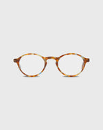 Load image into Gallery viewer, Board Stiff Reading Glasses Spotty Tortoise with Blue