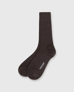 Load image into Gallery viewer, Trouser Dress Socks Chocolate Extra Fine Merino