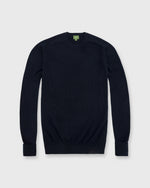 Load image into Gallery viewer, Classic Crewneck Sweater Navy Cashmere
