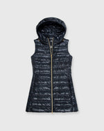 Load image into Gallery viewer, Classic Vest with Removable Hood in Navy
