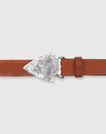 Load image into Gallery viewer, Arrowhead Belt Buckle Sterling Silver
