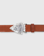 Load image into Gallery viewer, Arrowhead Belt Buckle Sterling Silver