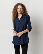 Load image into Gallery viewer, Designer Tunic in Navy Poplin
