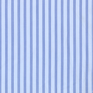 Made-to-Measure Shirt in Sky/Blue Multi Stripe Poplin