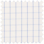 Load image into Gallery viewer, Made-to-Measure Shirt in Blue Large Graph Check Poplin
