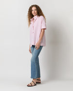 Load image into Gallery viewer, Soleil Shirt in Rose/White Awning Stripe Poplin
