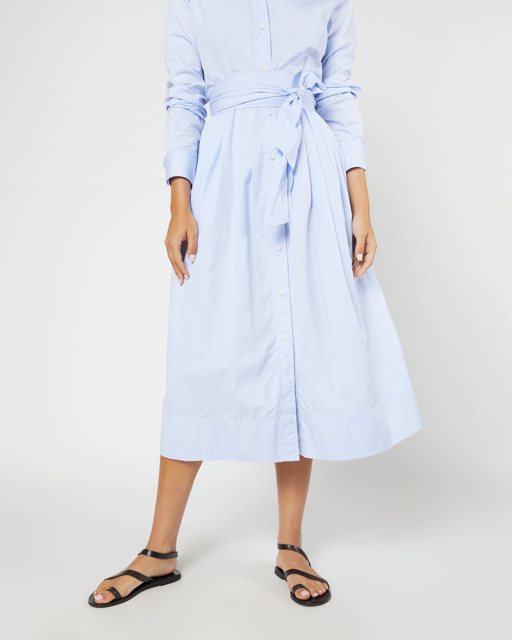MTO Classic Shirtwaist Dress Model Image