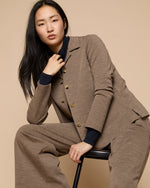 Load image into Gallery viewer, Sadie Shirt Jacket in Heather Mink Wool Interlock
