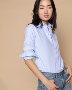 Icon Spread Shirt in Sky Blue Roxford