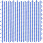 Load image into Gallery viewer, Made-to-Order Tomboy Popover Shirt in Sky Small Bengal Stripe Poplin
