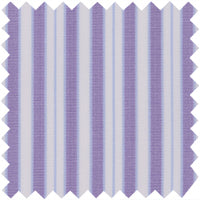 Made-to-Measure Shirt in Lavender/Sky Stripe Poplin