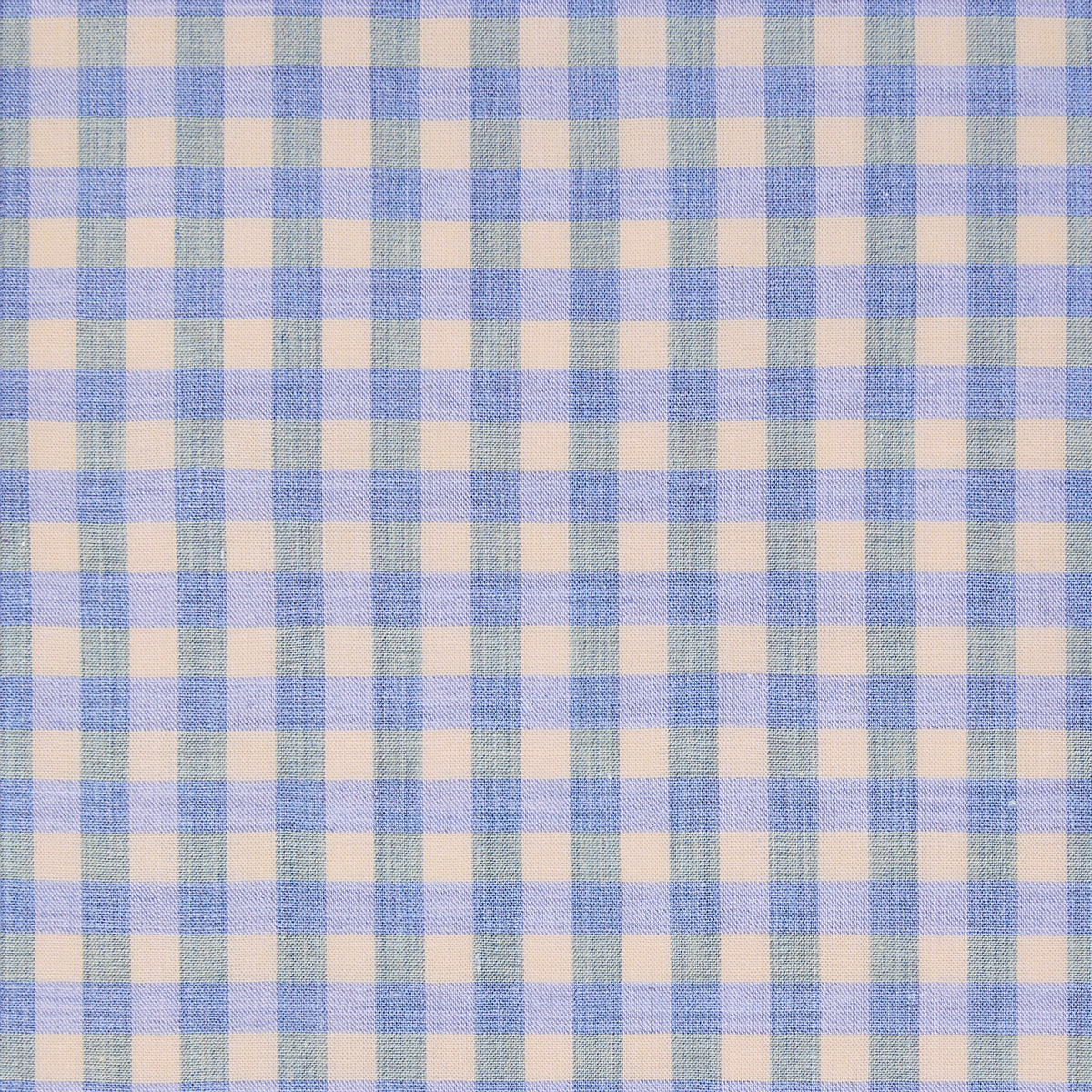 Made-to-Measure Shirt in Heather Sky/Mango Gingham Poplin