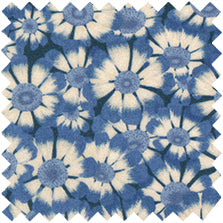 Made-to-Order Fabric in Blue Helenium Liberty Fabric