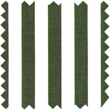 Made-to-Order Fabric in Dark Olive Awning Stripe Poplin