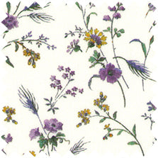 Made-to-Order Fabric in Ivory/Lavender Emma Victoria Liberty Fabric