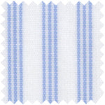 Load image into Gallery viewer, Made-to-Order Boyfriend Shirt in Light Blue Stripe Poplin
