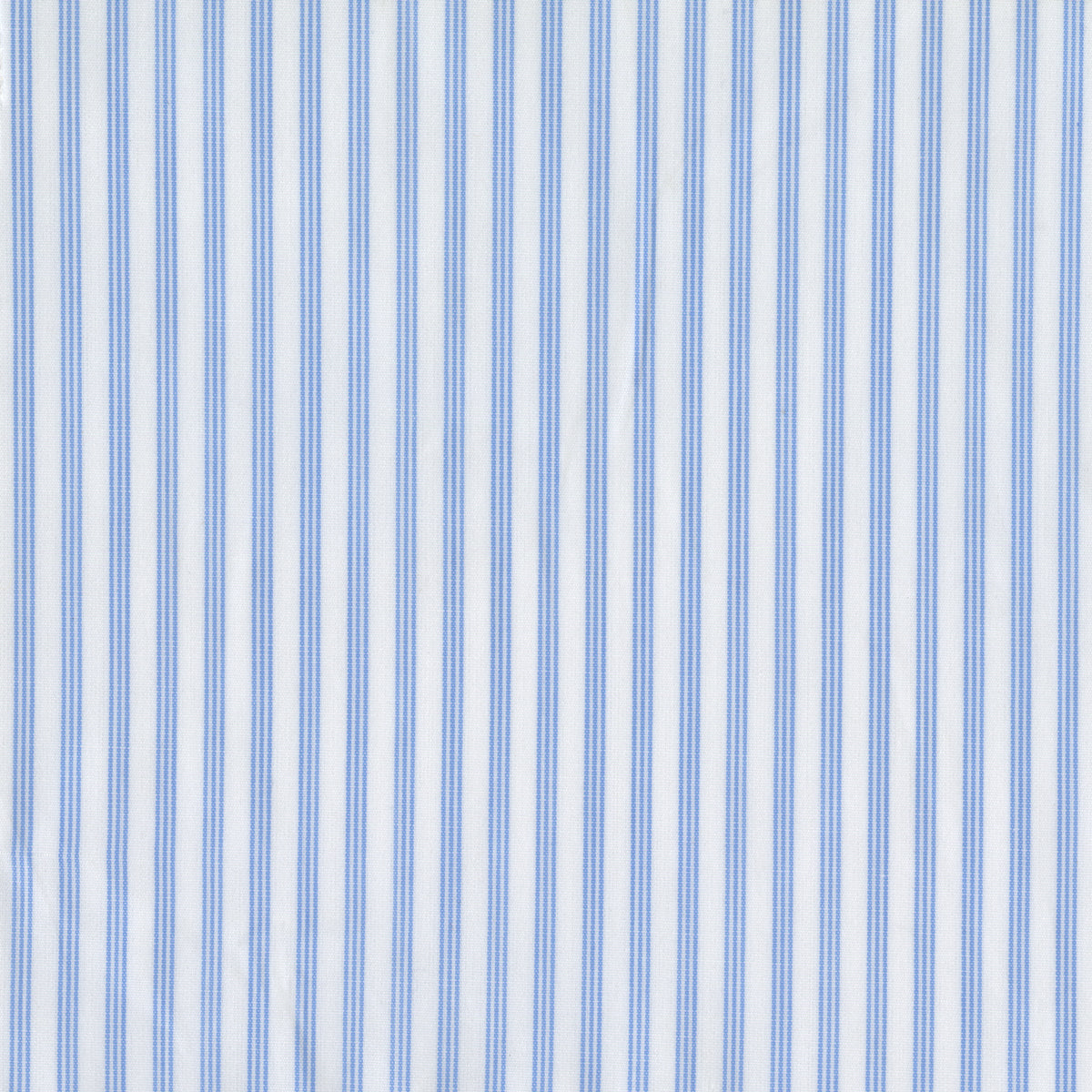 Made-to-Order Fabric in Light Blue Stripe Poplin