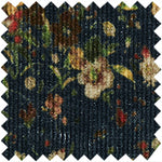 Load image into Gallery viewer, Made-to-Order Fabric in Ink/Multi Floral Cord
