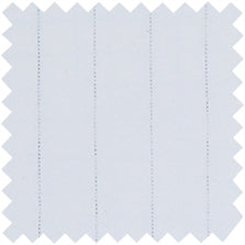 Made-to-Order Fabric in White/Grey Pinstripe Washed Poplin