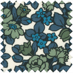 Load image into Gallery viewer, Made-to-Order Mandarin Tunic in Green/Blue Multi Anthology Liberty Fabric
