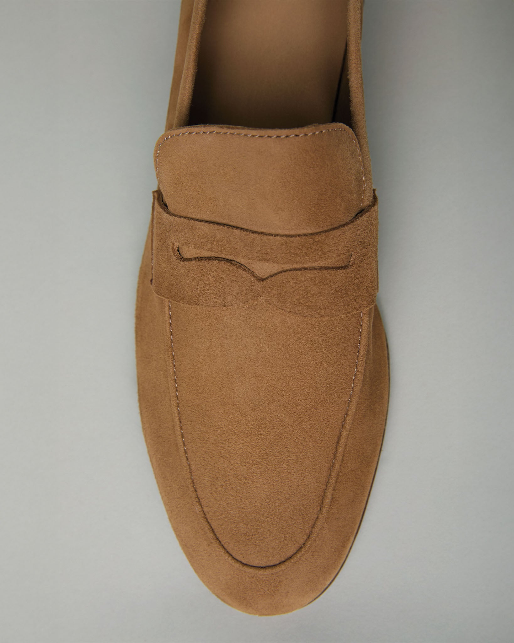Mia Loafer in Camel Suede
