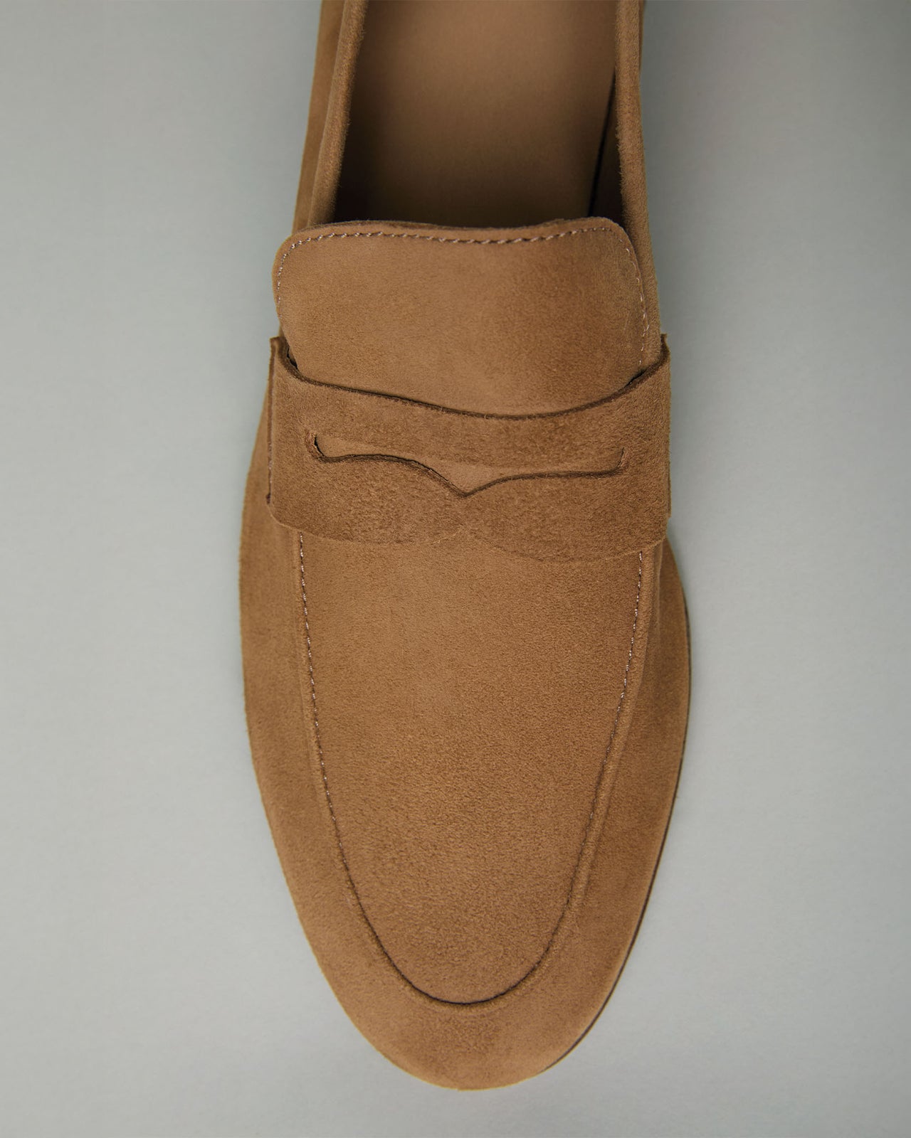 Mia Loafer in Camel Suede