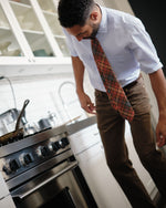 Load image into Gallery viewer, Spread Collar Dress Shirt in Dutch Blue Graph Check Poplin
