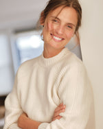 Load image into Gallery viewer, Dell Sweater in Ivory Cashmere
