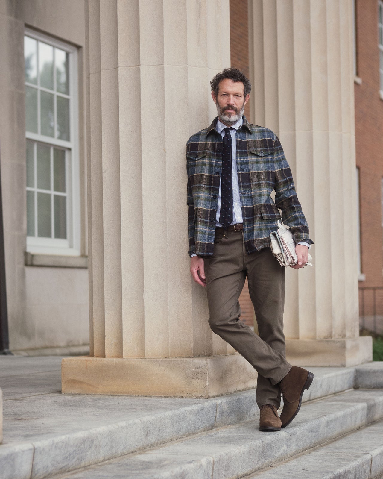 Slim Straight 5-Pocket Pant in Coffee Canvas