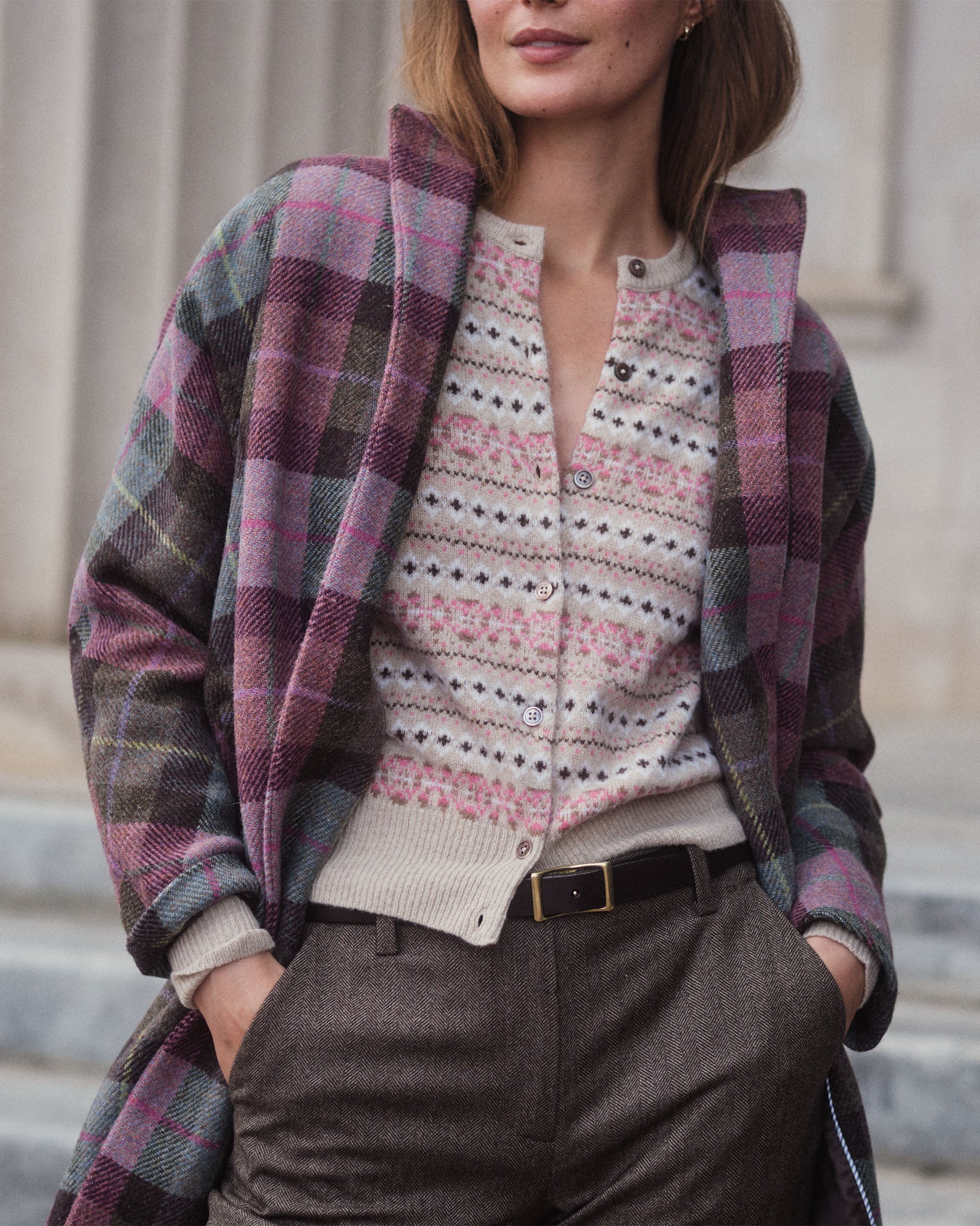 1" Reversible Conroy Belt in Chocolate Brown Bridle