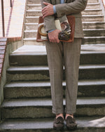 Load image into Gallery viewer, Italian Tassel Loafer in Dark Chocolate Suede
