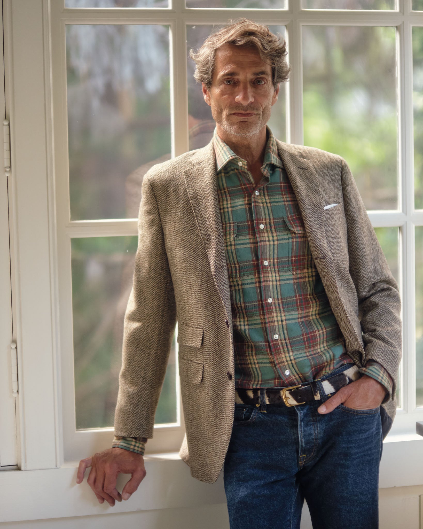 Slim Straight Jean in Japanese Selvedge Rigid Denim