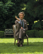 Load image into Gallery viewer, Silk Club Tie in Green/Oat Crown And Swords
