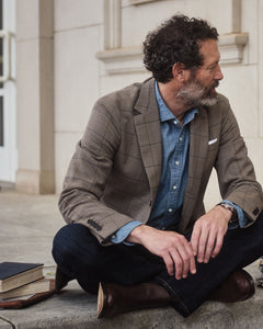 Otto Handmade Sport Shirt in Extra Light Washed Chambray | Shop