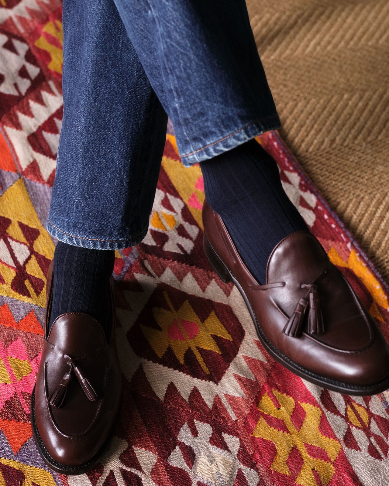 Slim Straight Jean in Japanese Selvedge Rigid Denim
