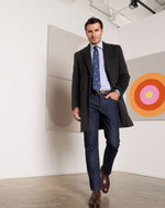 Load image into Gallery viewer, Kincaid No. 3 Topcoat in Charcoal Wool Flannel
