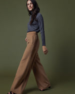 Load image into Gallery viewer, Hutton Pant in Camel Hair Flannel
