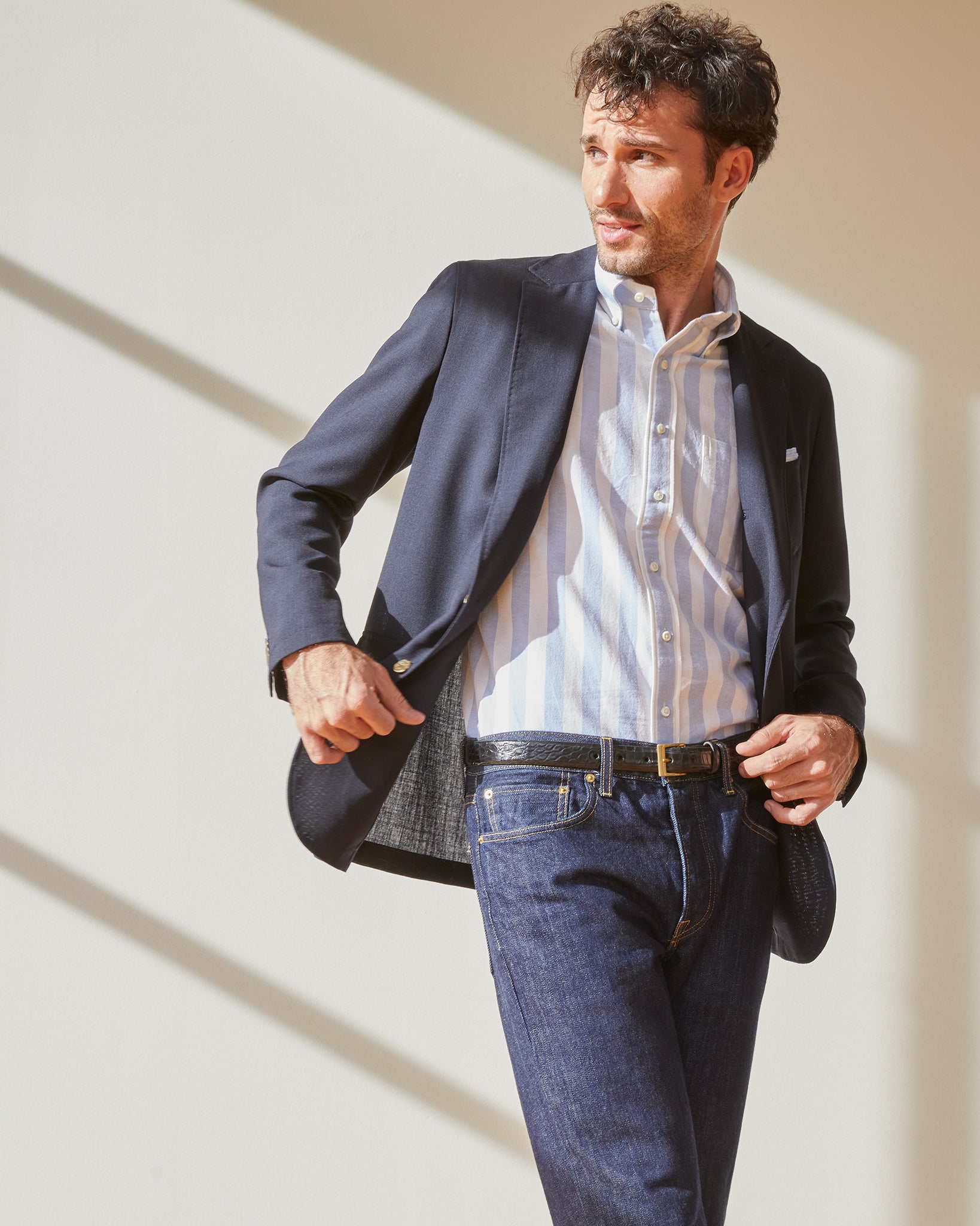 Ghost Blazer in Navy HighTwist Shop Sid Mashburn