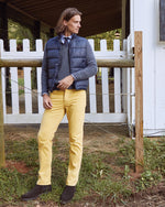 Load image into Gallery viewer, Slim Straight 5-Pocket Pant in Canary Corduroy
