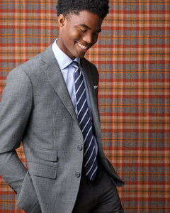 Kincaid No. 3 Suit in Mid-Grey High-Twist