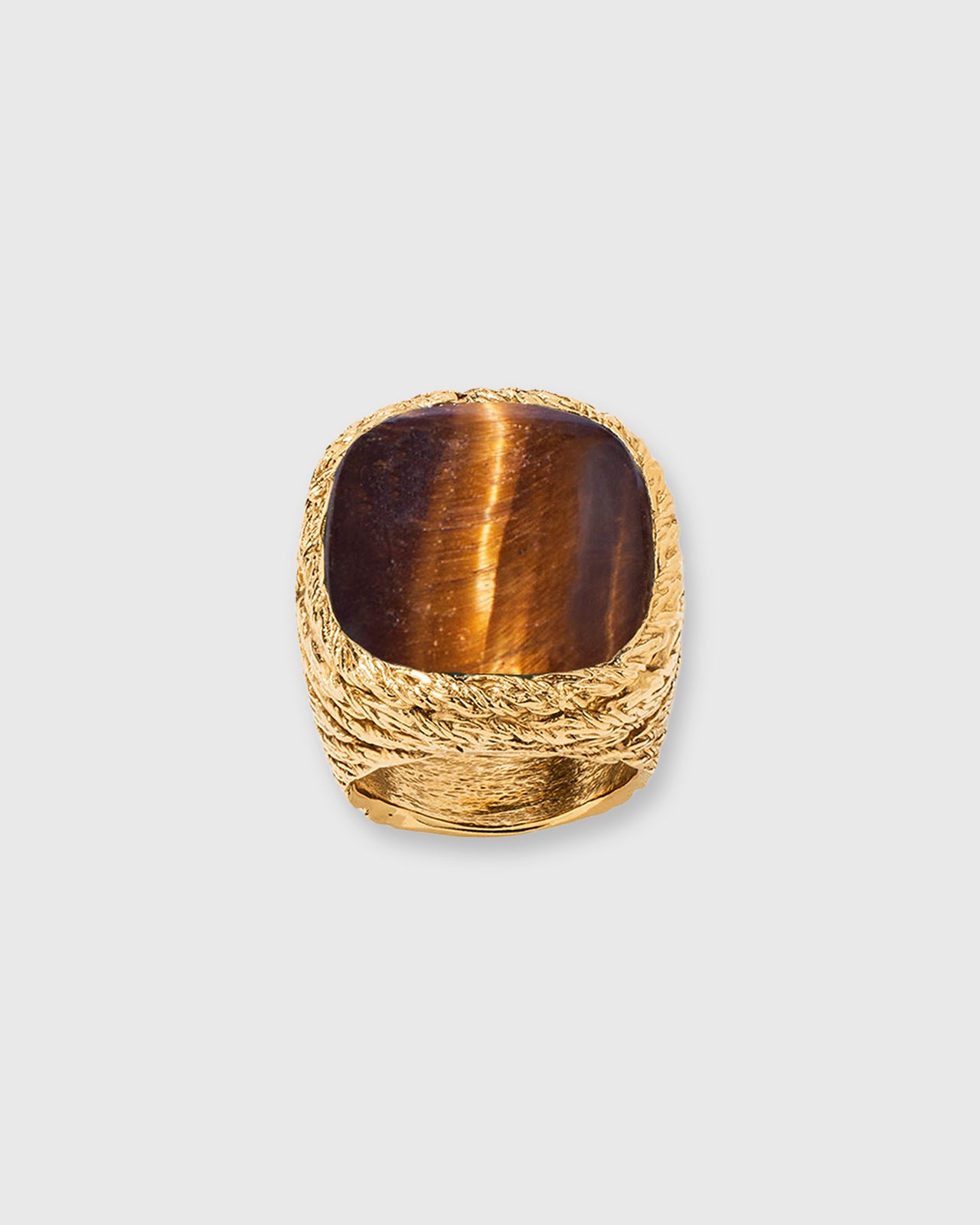 Miki Ring in Tiger Eye