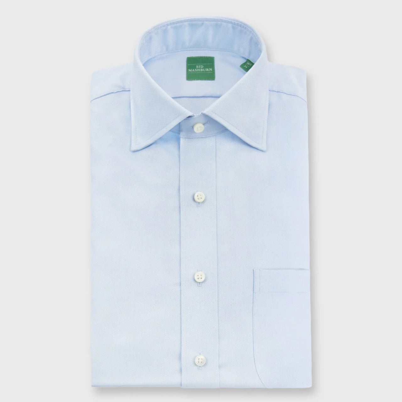 Made-to-Measure Shirt in Sky Roxford Made-to-Measure Shirt in Sky Roxford