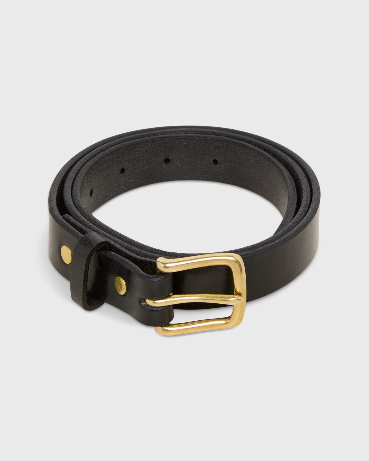 1" Belt in Black Bridle