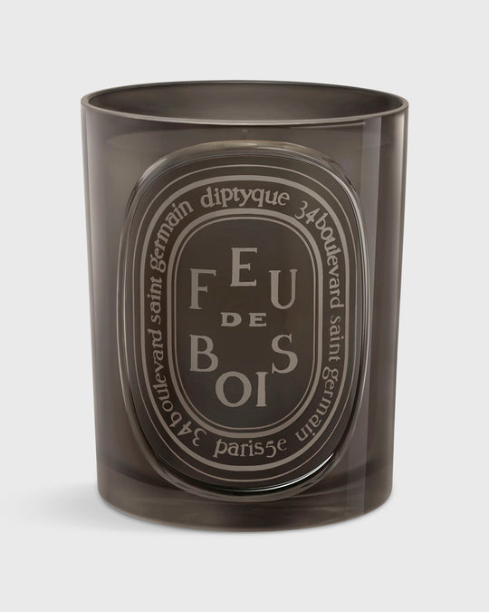 Colored Scented Candle in Feu de Bois