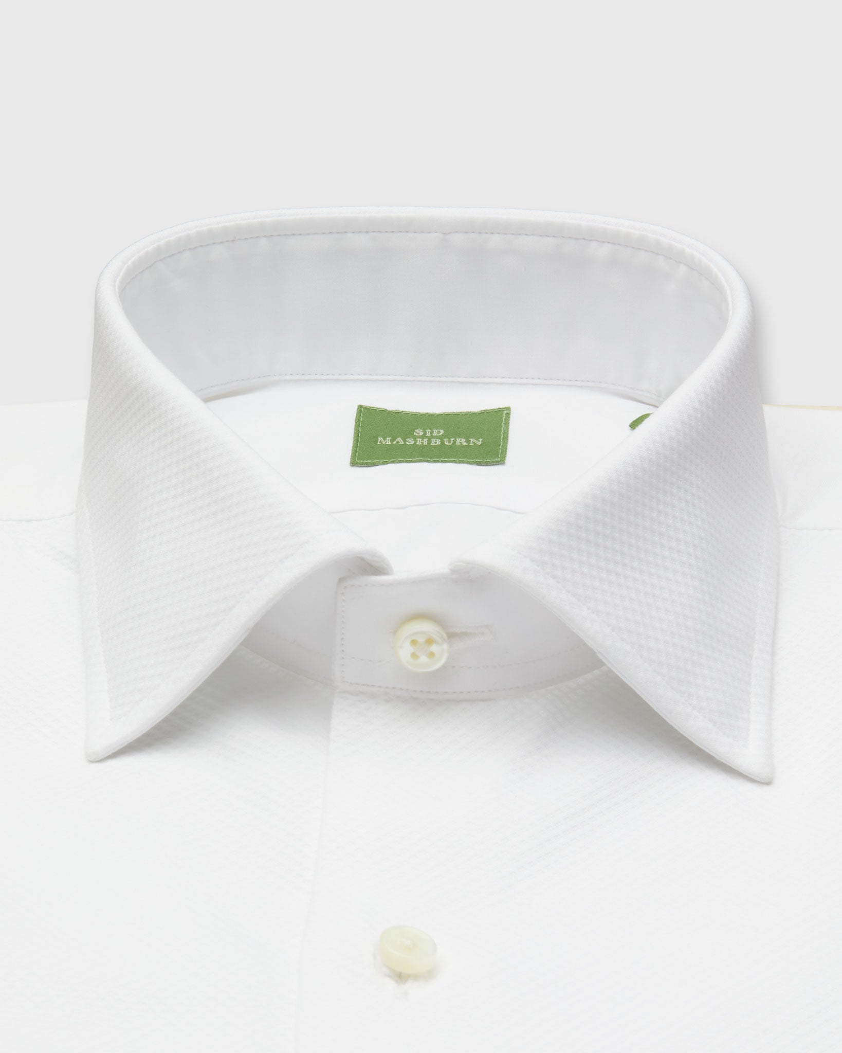 French-Cuff Bib-Front Tuxedo Shirt in White Pique/Poplin - 16.5 / 33 by Sid Mashburn French-Cuff Bib-Front Tuxedo Shirt in White Pique/Poplin - 16.5 / 33 by Sid Mashburn