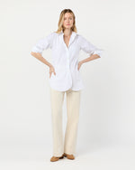 Load image into Gallery viewer, Boyfriend Shirt in White Poplin
