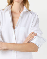 Load image into Gallery viewer, Boyfriend Shirt in White Poplin
